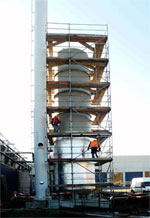 BHKW-Anlage zur Erzeugung von Hei&szlig;wasser